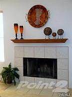 Family room fireplace