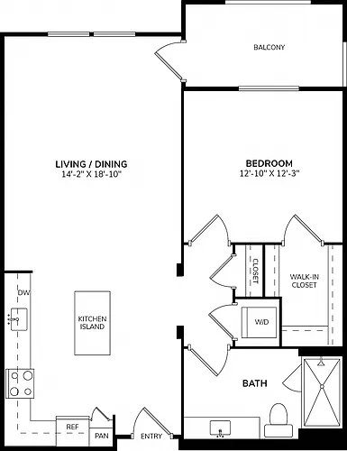 Floor plan A3-W