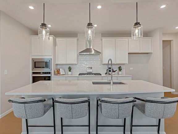 Kitchen with Large Breakfast Bar