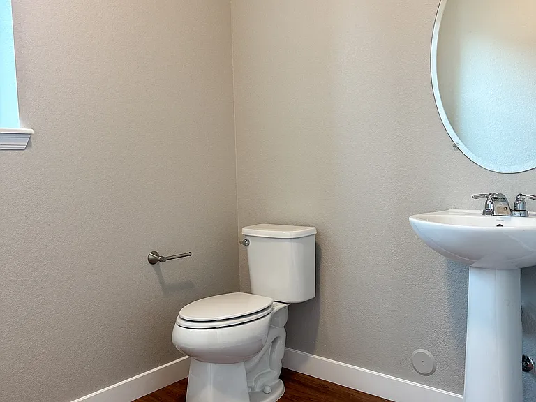 Spacious Powder Bath on Entry Level