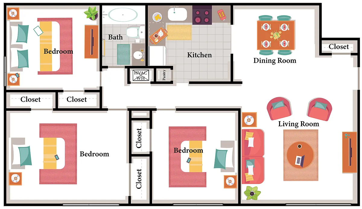 Floor plan 3X1