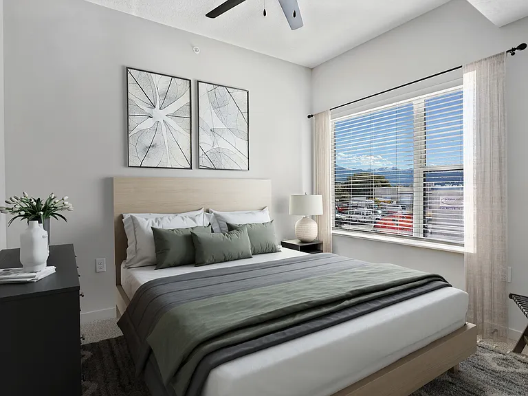 Virtually Staged Bedroom