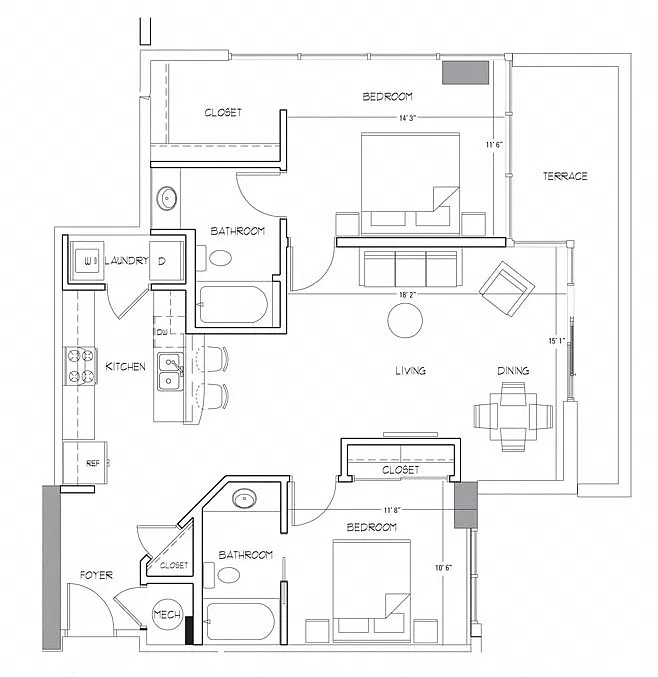 Floor plan B4
