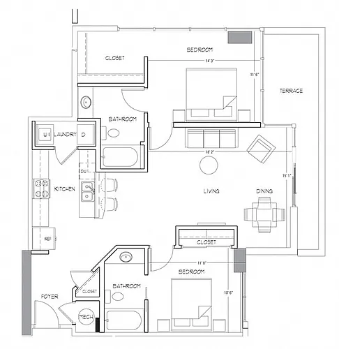 Floor plan B4