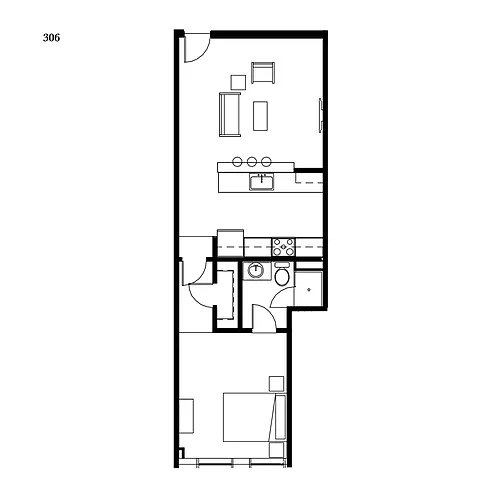 Floor plan 306