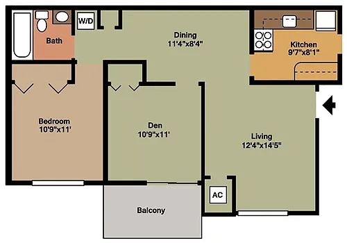 Floor plan Style AA