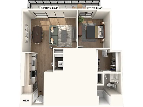 Floor plan A08-Scheme2