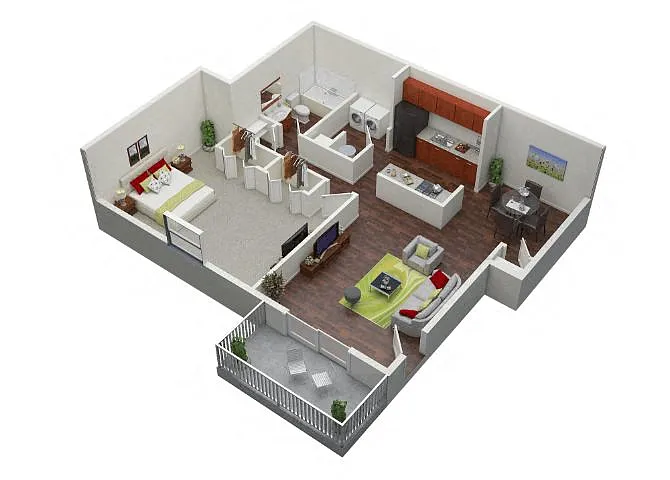 Floor plan A1R
