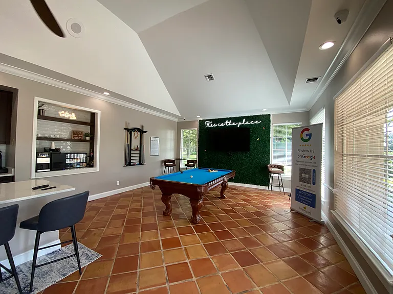 Gather your friends and have a blast playing pool in our spacious clubhouse _ good times and great company await!