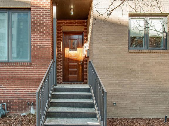 Steps up to your front entry door.