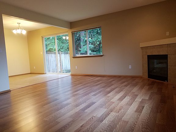 Living room and kitchen