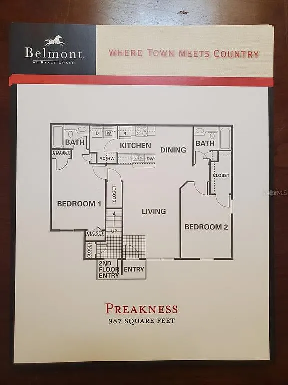 2 bed, 2.0 bath, 987 sqft, $1,400 — Photo 3