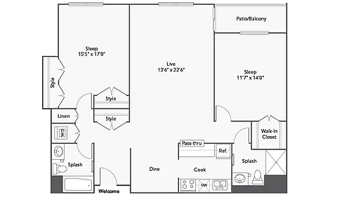 Floor plan Bayonne
