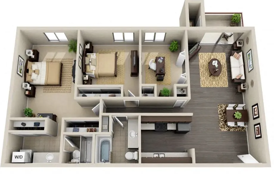 Floor plan Serenity