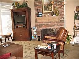 Den area off the kitchen- a great place to unwind-