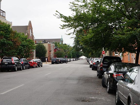 View of street- 5 blocks from water, 1.5 from Canton Sq.