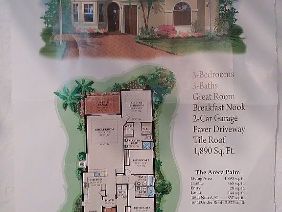 The Areca Palm Model 
2527 sqft