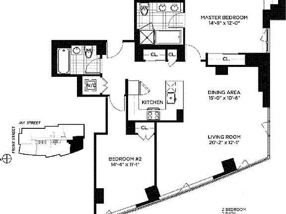 2nd image of 100 Jay St APT 22G