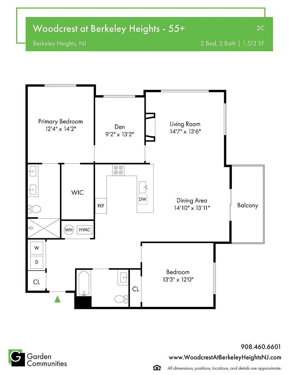 Floor plan $3.13/sq.ft. - 2C