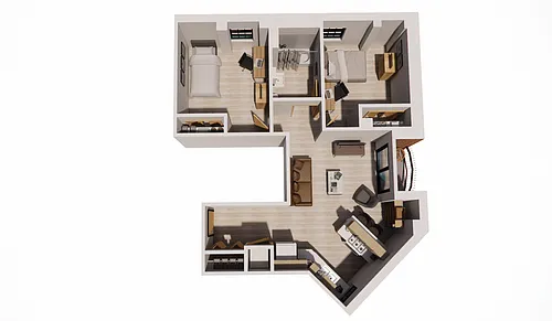 Floor plan 2B