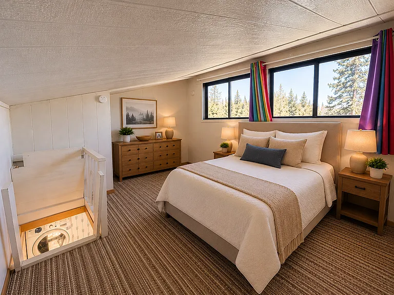 Loft bedroom