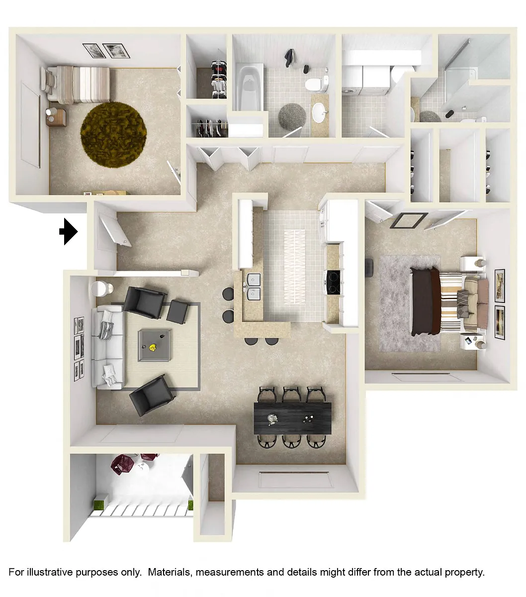 Floor plan Pomodoro