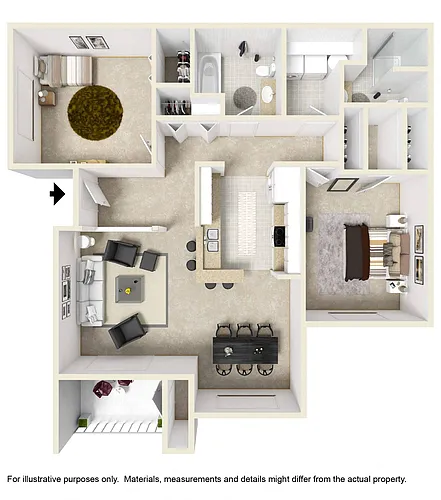 Floor plan Pomodoro