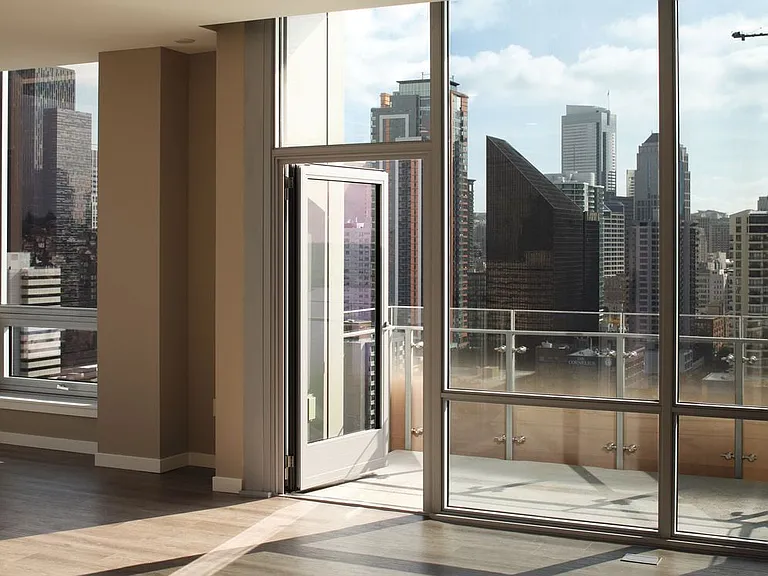 Signature Collection penthouse with balcony.