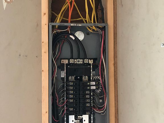 New panel and wires 