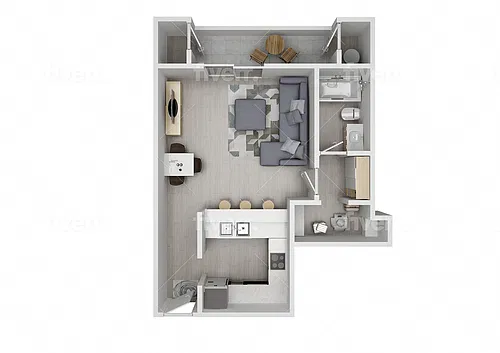 Floor plan Studio F