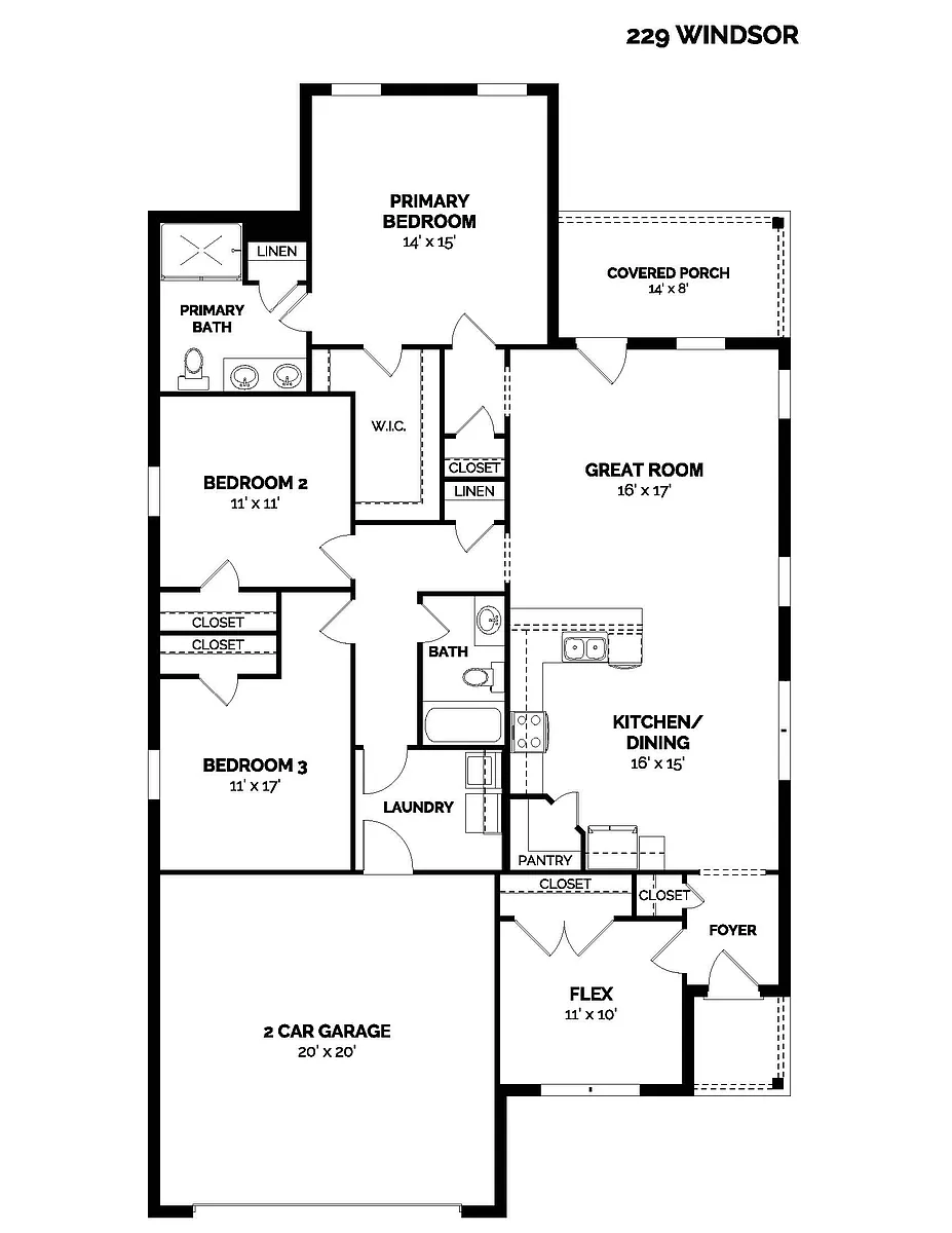 Floor plan Windsor