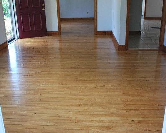 Living room looking towards dining area