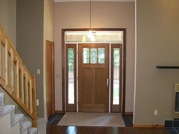 inside front view/custom therma tru door