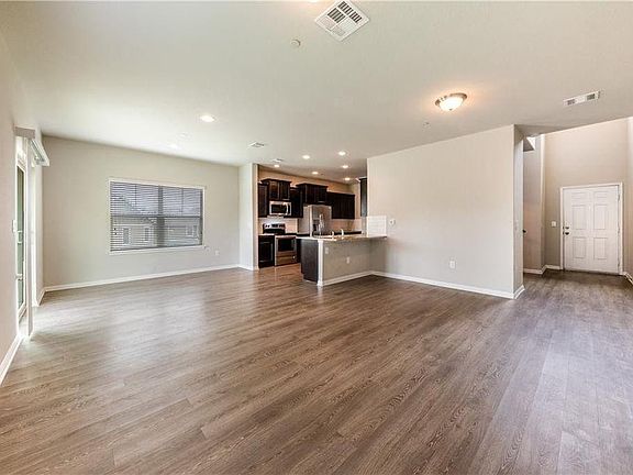 Open floor concept - living room, dining and kitchen