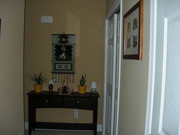 Entry through garage