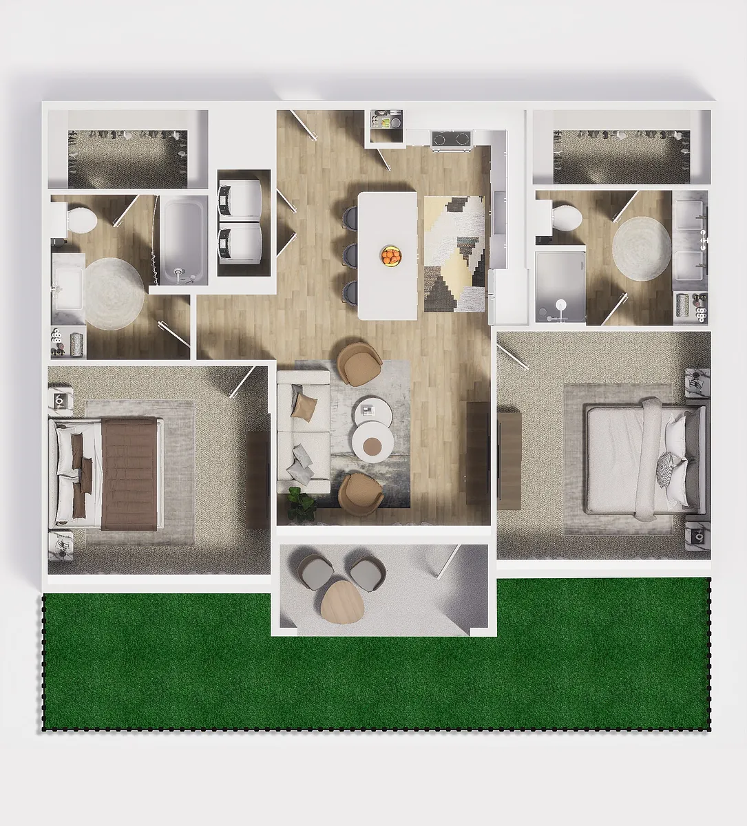 Floor plan B1 Yard