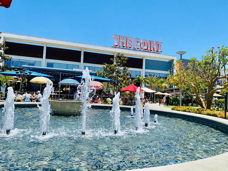 The point, restaurant and shopping.