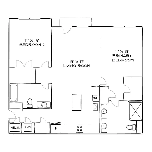 Floor plan Design 2D