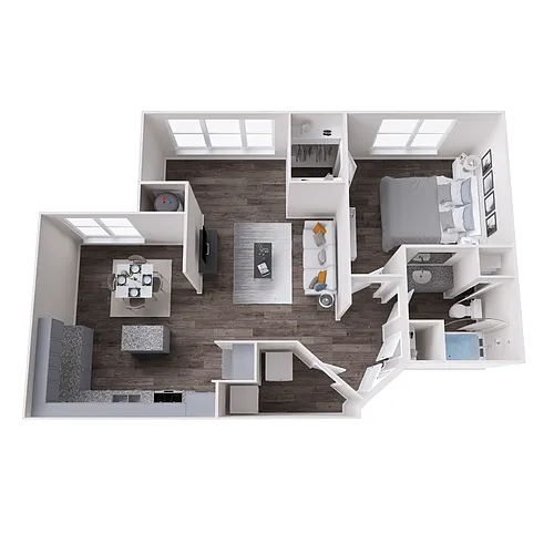 Floor plan A5 Canyon Renovated