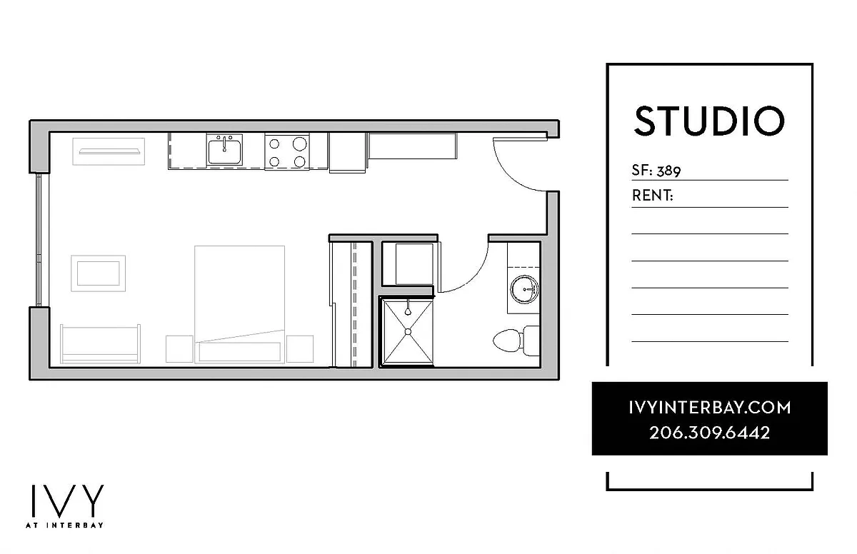 Floor plan Studio