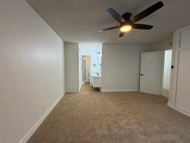Primary Bedroom with Two Large Closets & Cozy Carpet