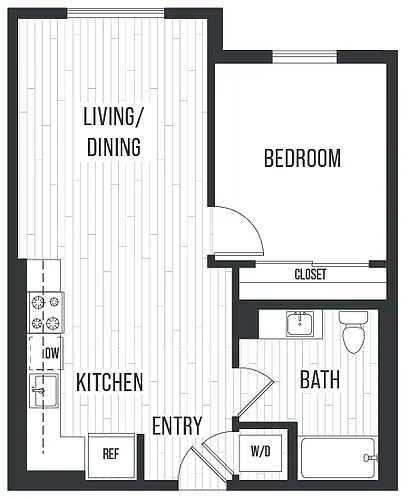 Floor plan Plan 1A