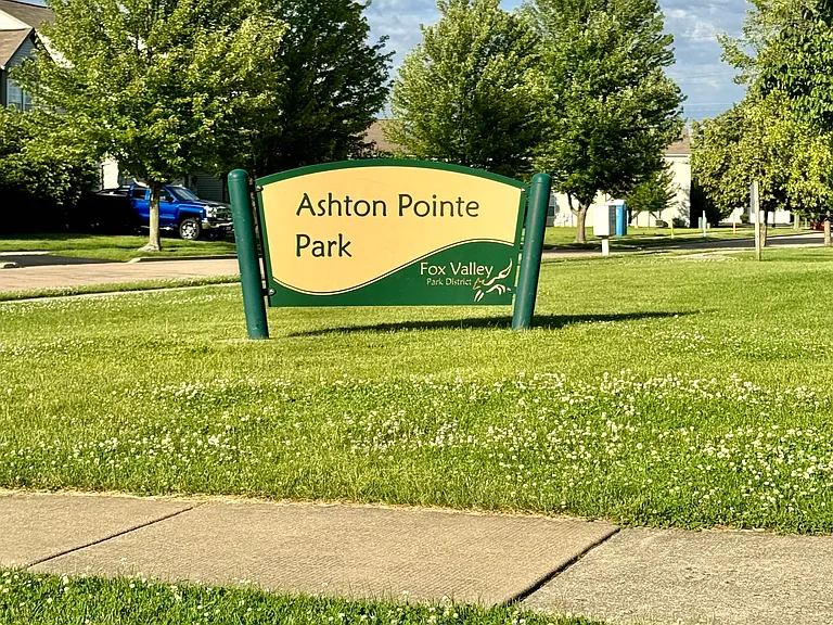 Ashton Pointe park right in front of the house