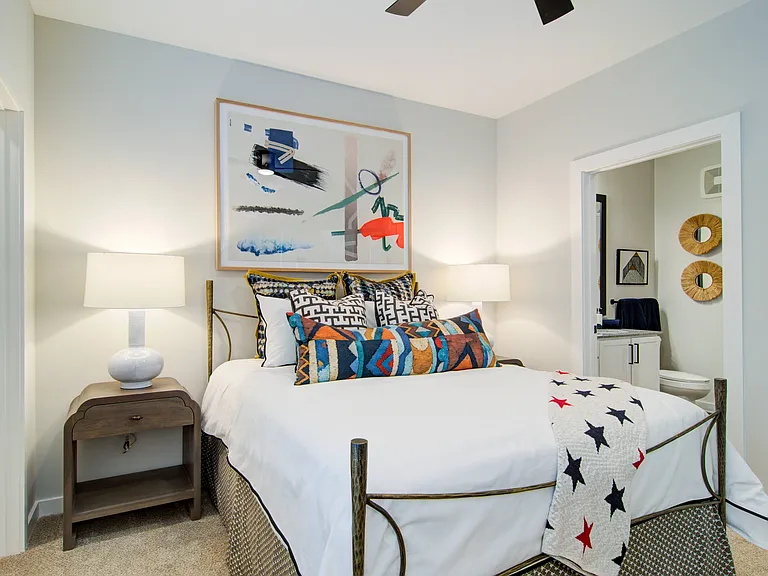 9-foot ceilings throughout homes