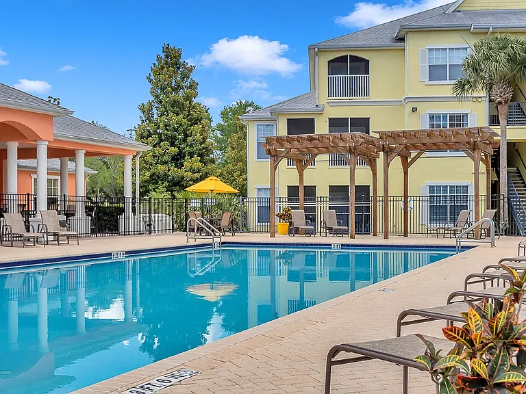 Pool & Pergola with Chaise Lounge Seating