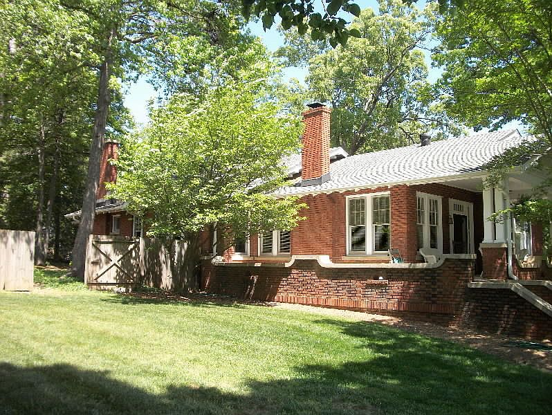 Side front of house 