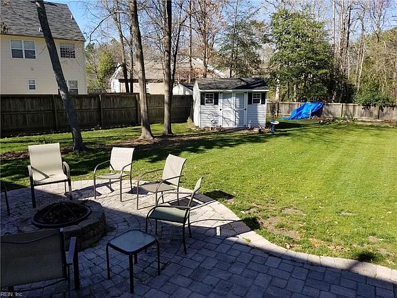 Shed, fire pit and room for a pool!