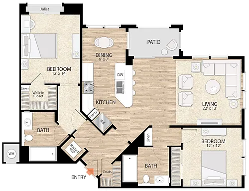 Floor plan Plan 22