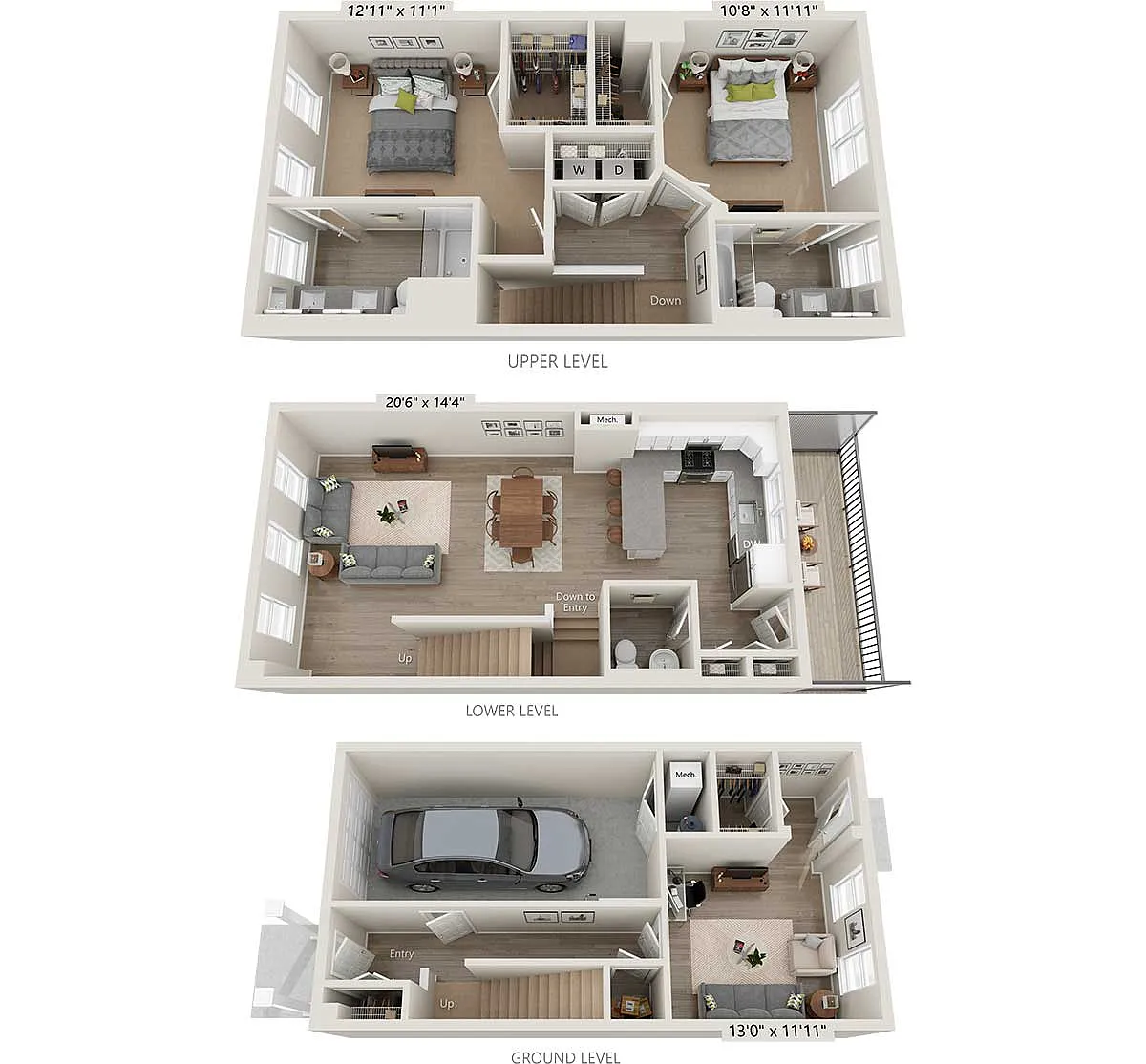Floor plan B3T-1782