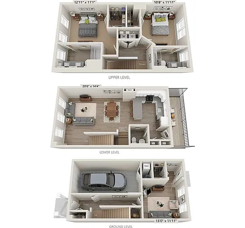 Floor plan B3T-1782
